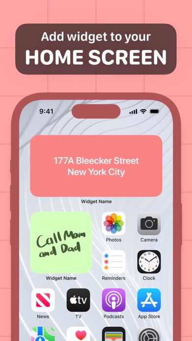 Screenshot #1 pour Sticky Notes Widget