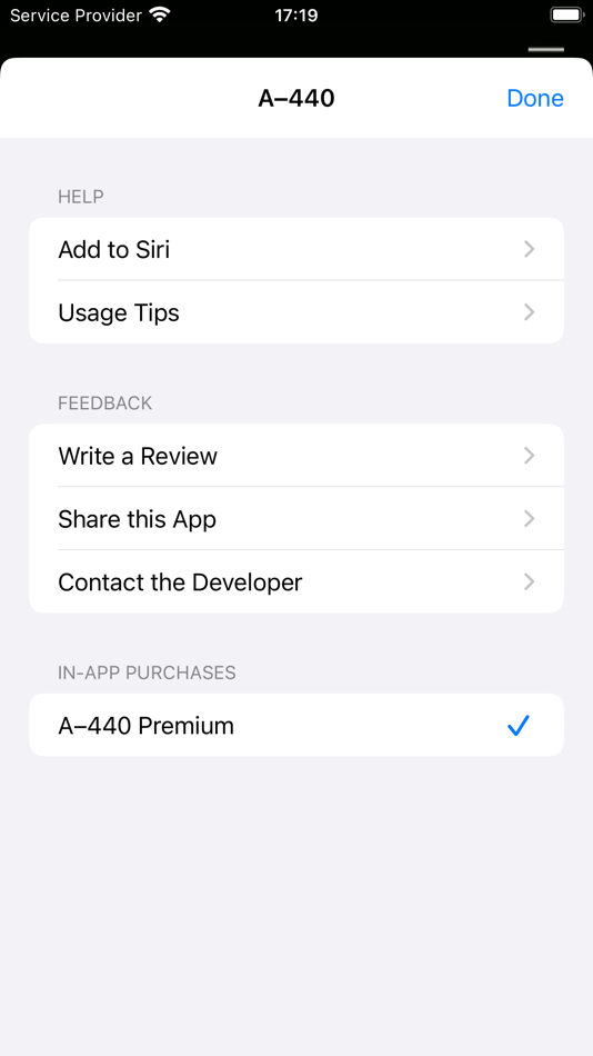 #2. A–440 Tuning Fork (iOS) 由: Paul Richardson