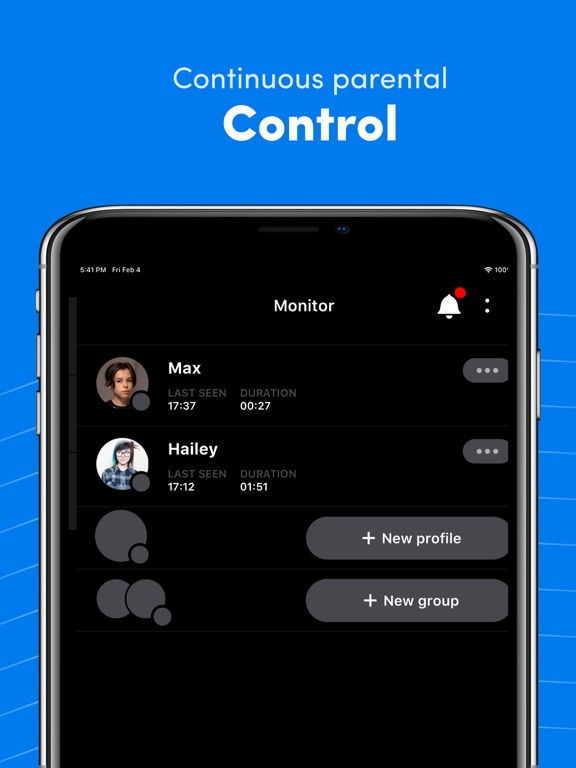 Luna - Parental Online Tracker iPad app afbeelding 4
