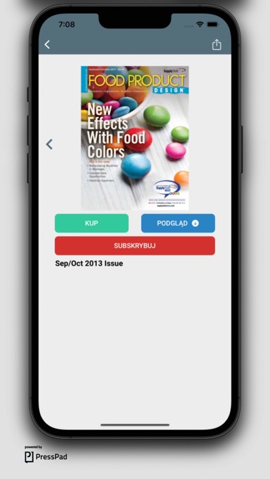 Food Product Design Screenshot