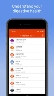 mysymptoms food diary iphone screenshot 1