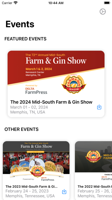 Mid-South Farm & Gin Show 2024 Screenshot