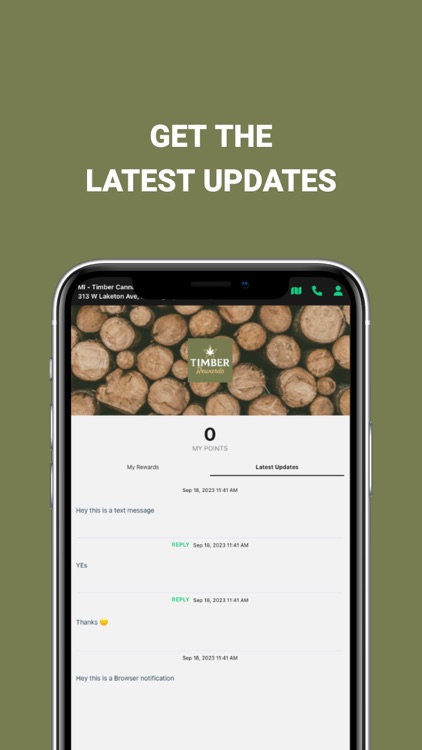 Timber Cannabis Co. Rewards