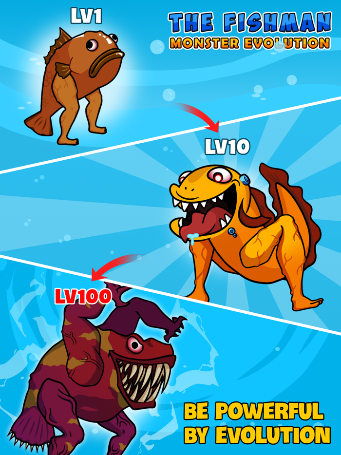 The Fishman Monster Evolution