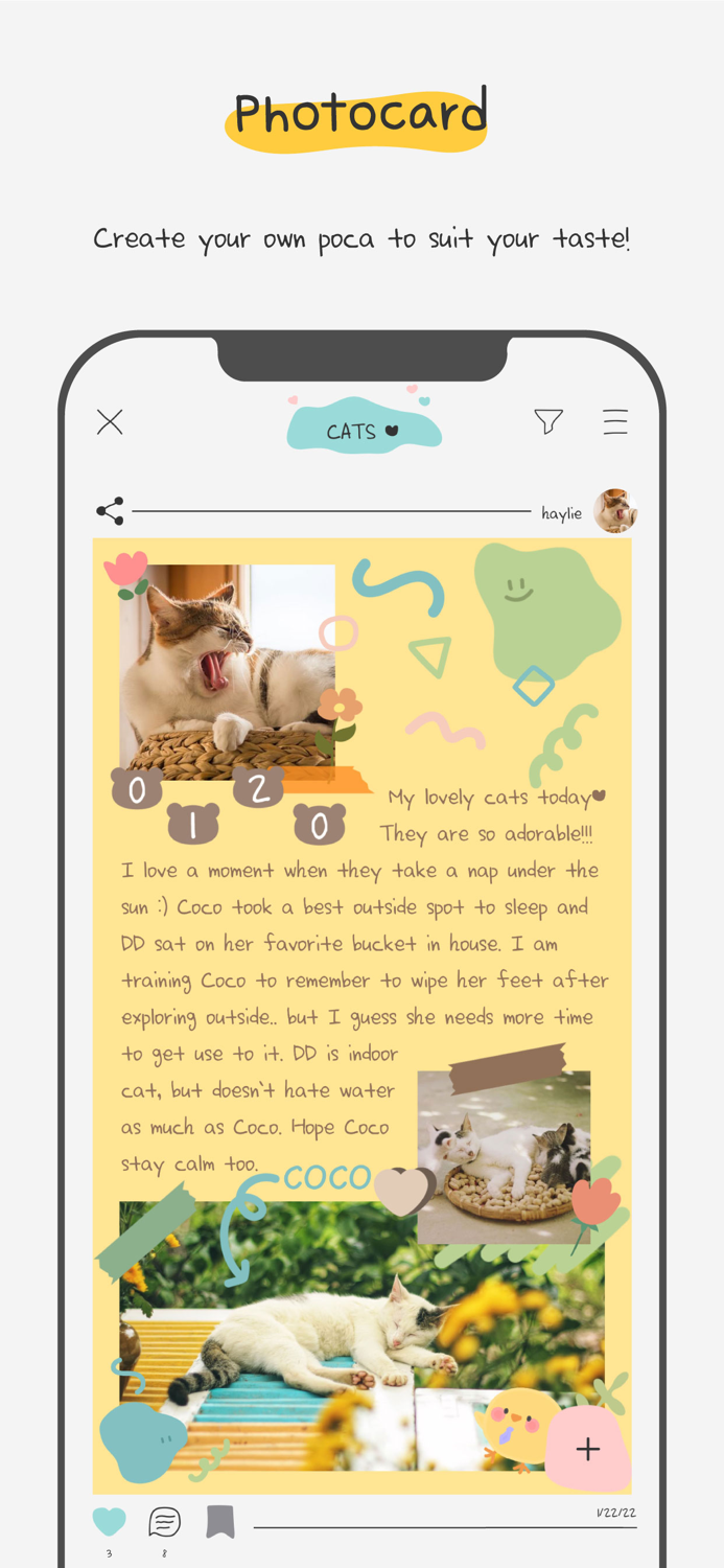 POCA - Photo Card Diary