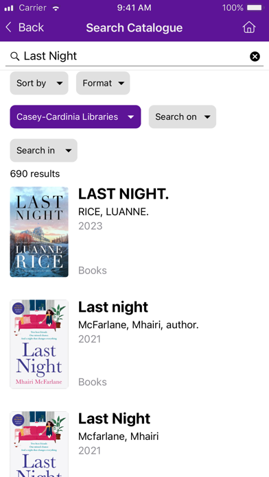 Connected Libraries Screenshot
