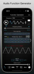 Audio Function Generator screenshot #1 for iPhone