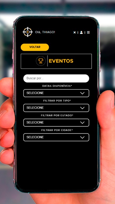 App do Atirador Screenshot