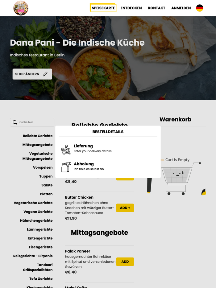 Die indische Küche Berlin