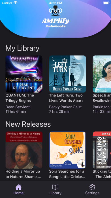 AMPlify Audiobooks Screenshot
