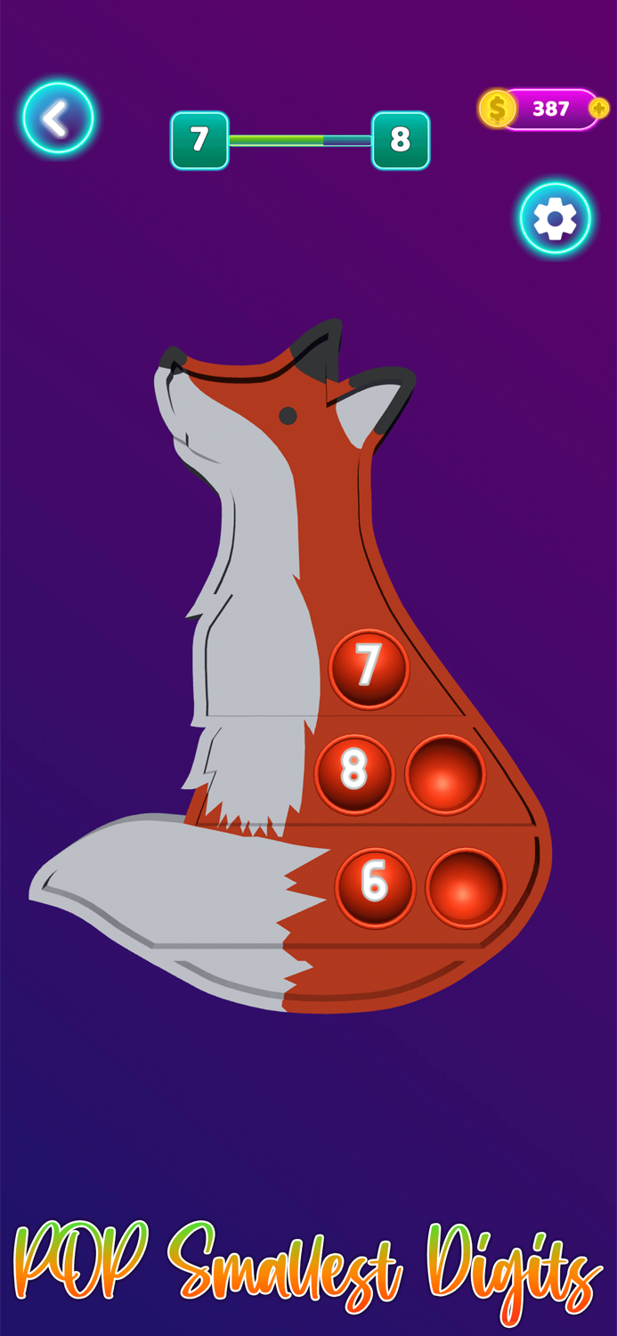 Pop It Glow Magic Fidget Toys