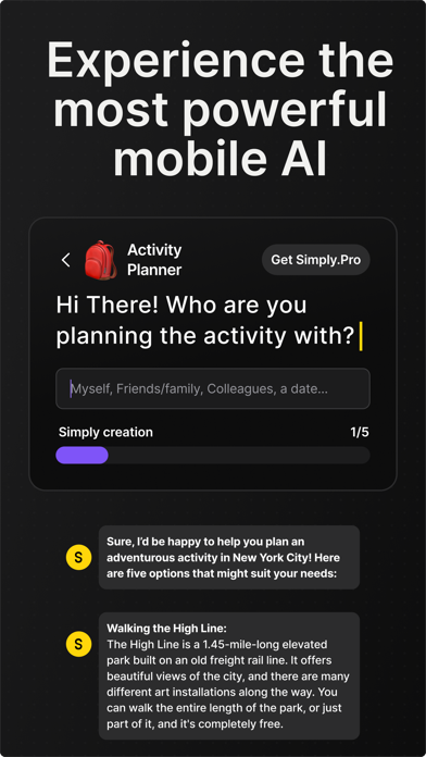 Simply: AI assistant Screenshot