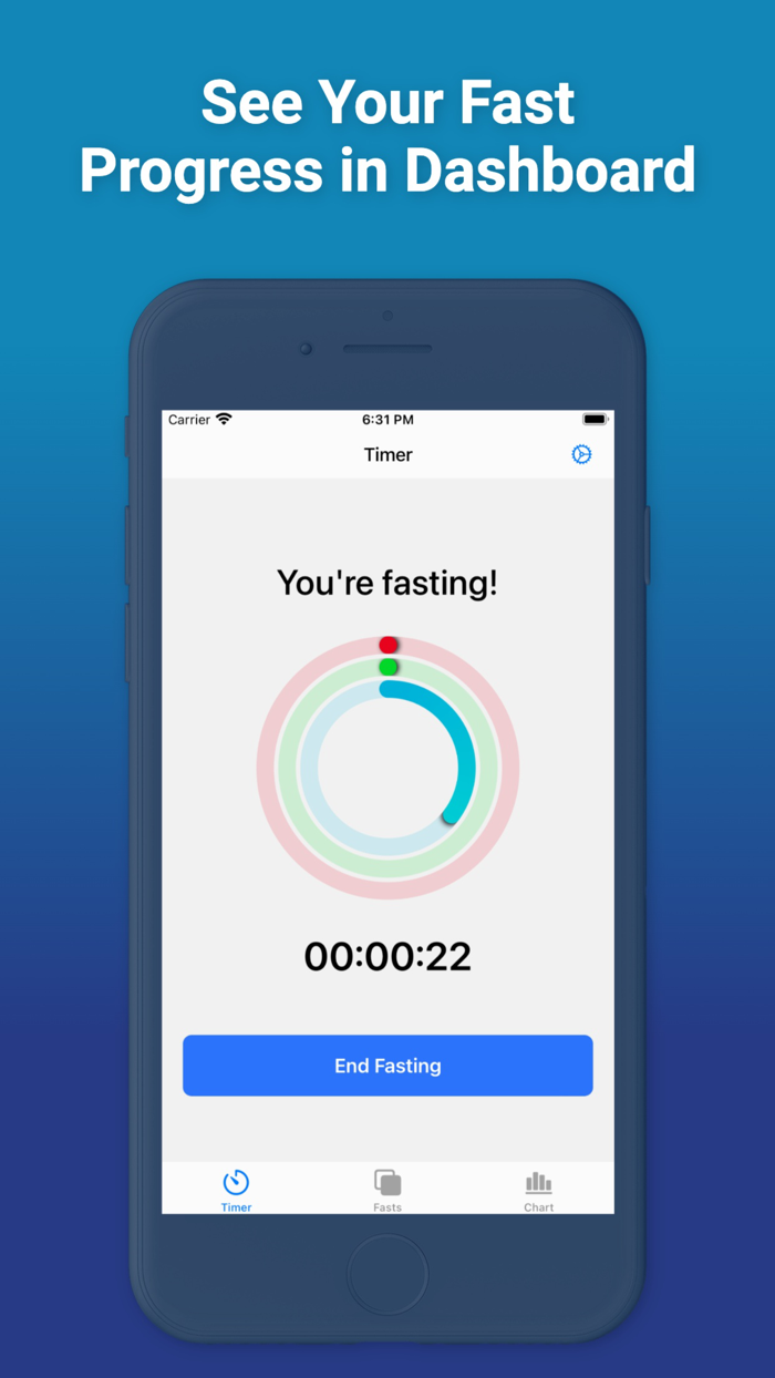 Zero fasting health tracker