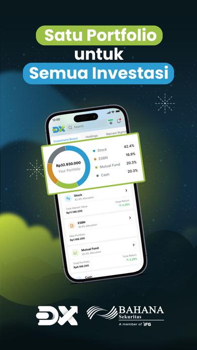 Bahana DXtrade: Investment App Screenshot