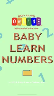 baby learn numbers app iphone screenshot 1