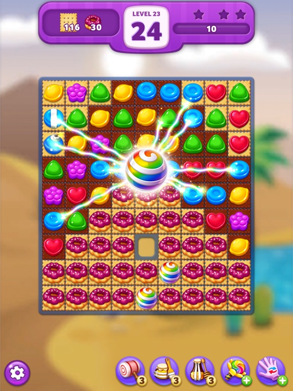 Screenshot #2 for Lollipop: Sweet Taste Match3