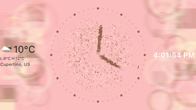 Particle Clock Screenshot