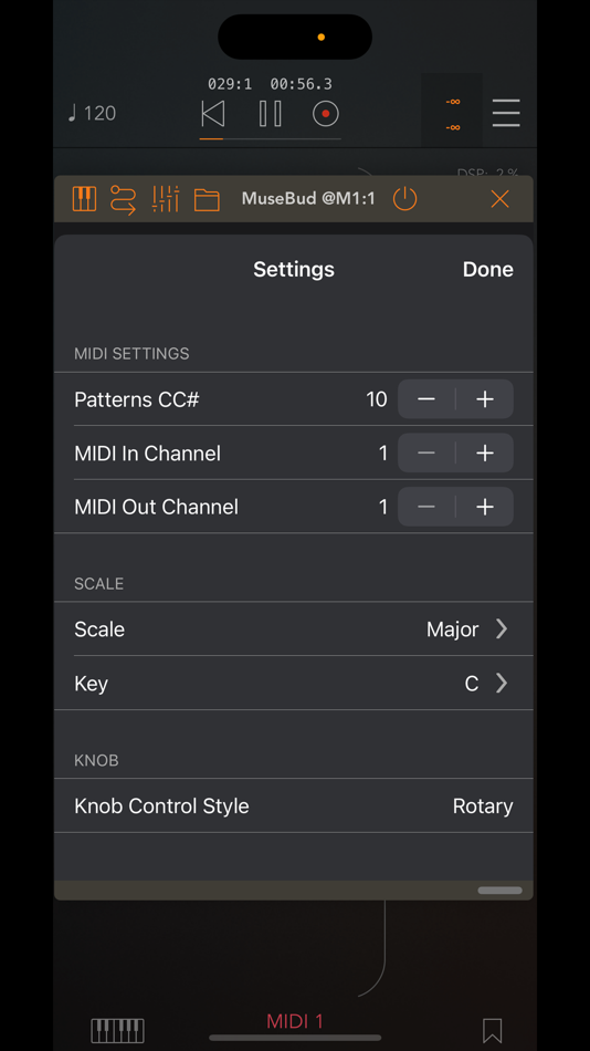 #8. MuseBud - AUv3 MIDI Generator (iOS) Bởi: Cem Olcay