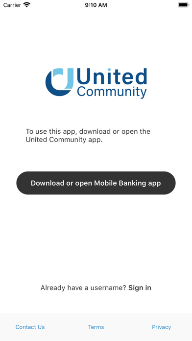 United Community CardApp Screenshot