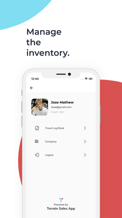 Terrain Sales App Screenshot
