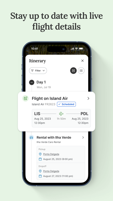 Itineraries by TravelJoy Screenshot