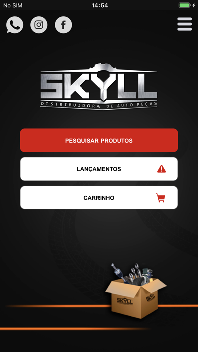 Skyll Peças - Catálogo Screenshot 1 - AppWisp.com Skyll Peças - Catálogo Screenshot 1 - AppWisp.com