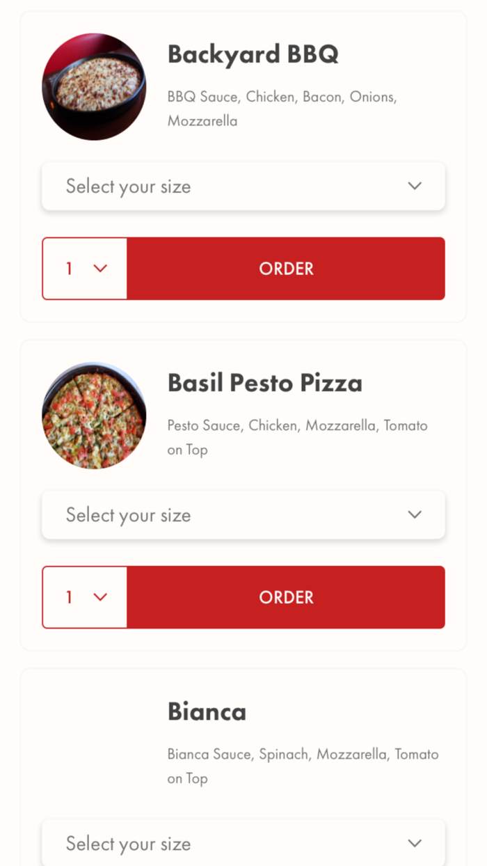 Quatros Deep Pan Pizza