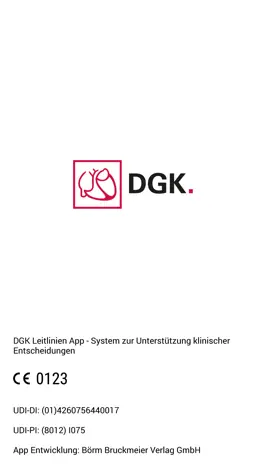 Game screenshot DGK Pocket-Leitlinien mod apk