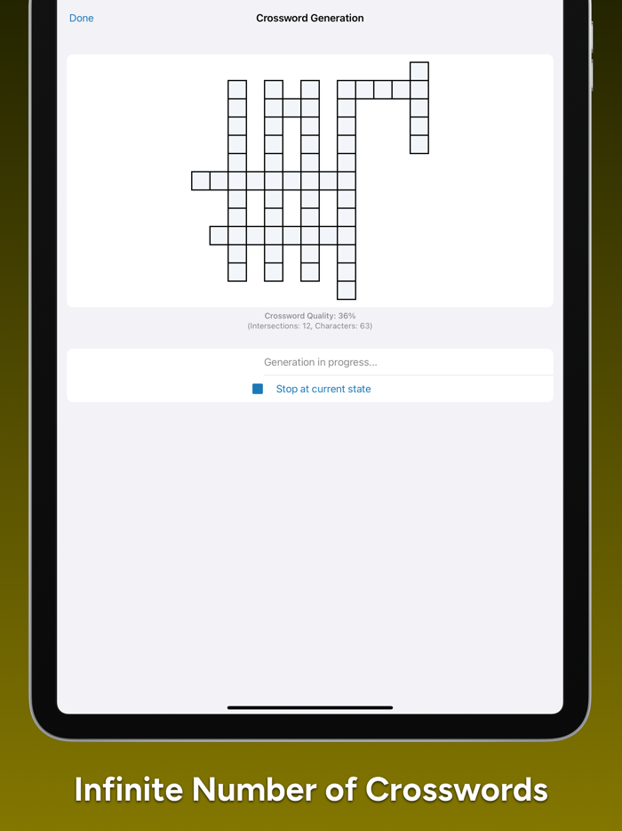 CrossCraft Crossword Tests