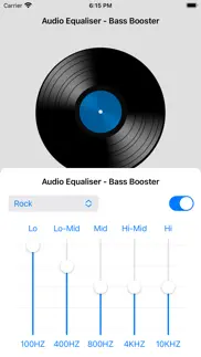 audio equaliser iphone screenshot 3