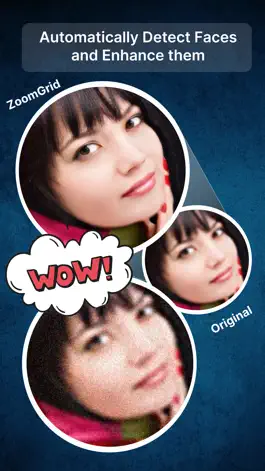 Game screenshot ZoomGrid: AI-фото hack