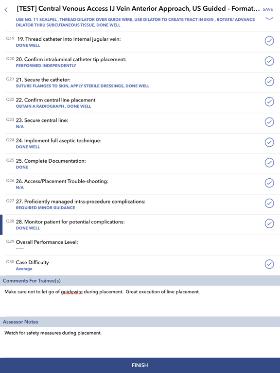 CareAssess iPad screenshot 4 - Medical app