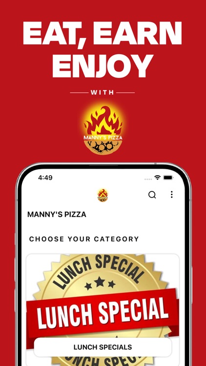 Manny's Pizza Ordering