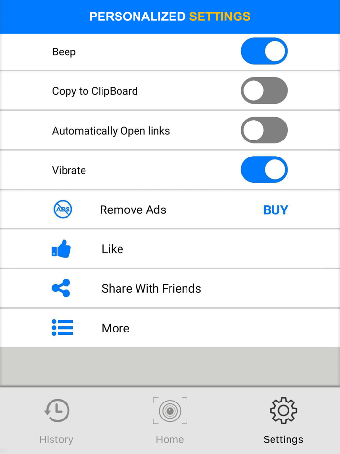 QR Code Scanner  Bar Reader