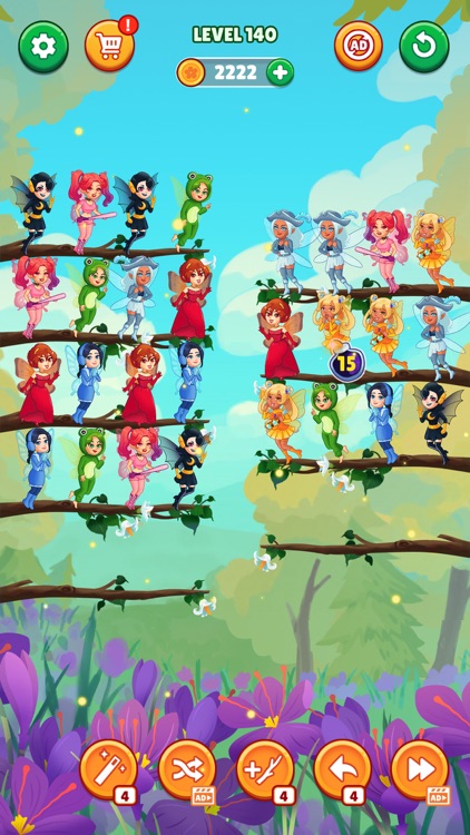 Fairy Sort - Color Puzzle screenshot-4