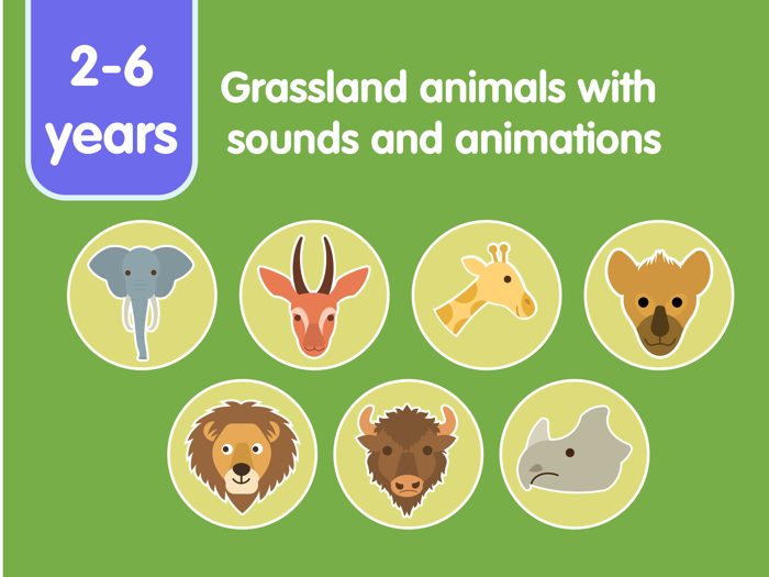 Grassland Animals for Kids