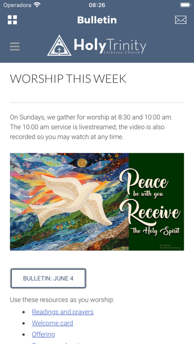 Holy Trinity Lutheran Ankeny Screenshot