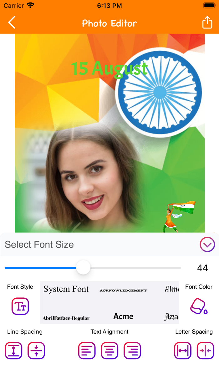 15 August - Photo Frame Editor