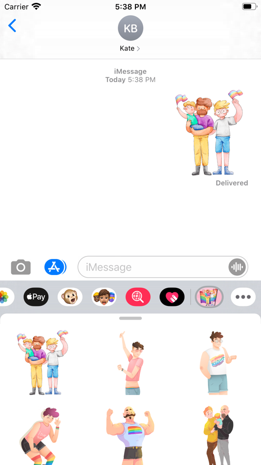 Pride Month Couple Stickers - 1.1 - (iOS)
