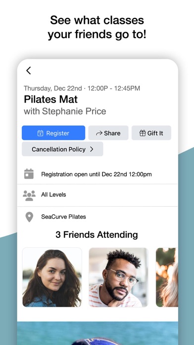 SeaCurve Pilates Screenshot