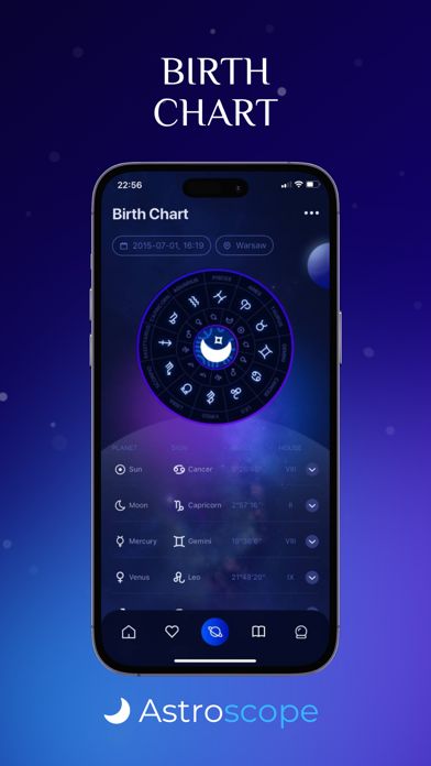 Astroscope Astrology Horoscope Screenshot