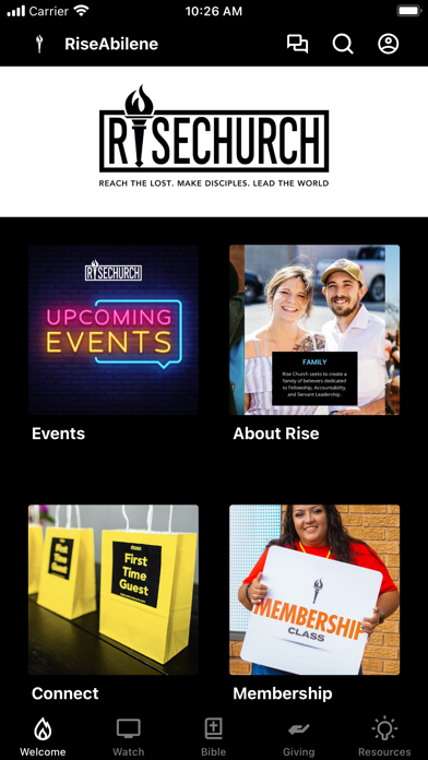 Rise Church Abilene TX Screenshot