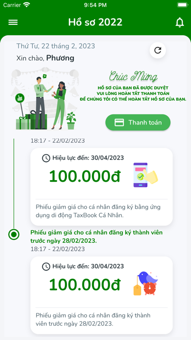 TaxBook Cá nhân Screenshot
