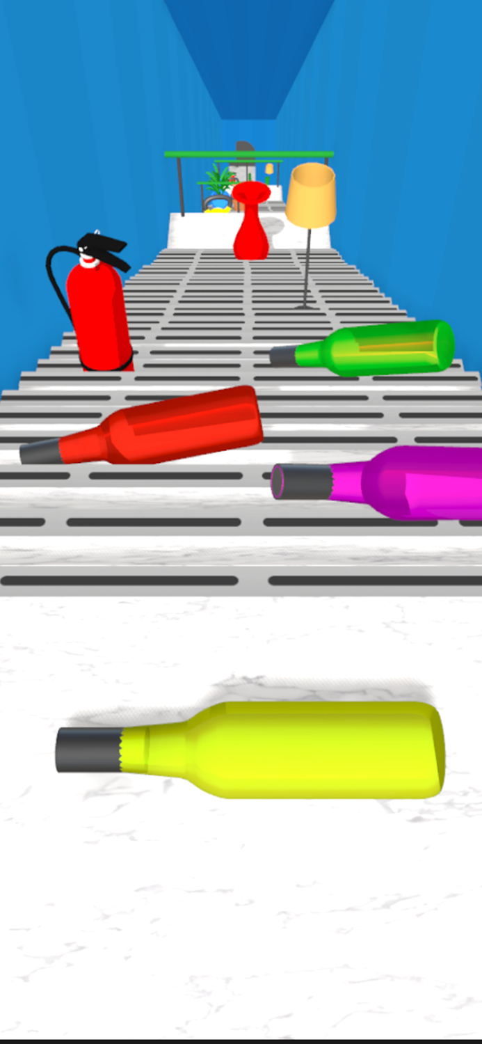 Bottle On Stairs - ASMR 3D