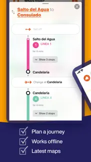 mexico city metro map iphone screenshot 3