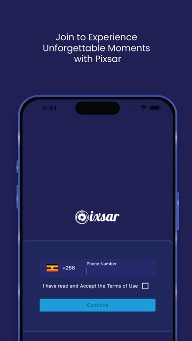 Pixsar Media App Screenshot