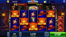 gold mine: vegas slot games iphone screenshot 2