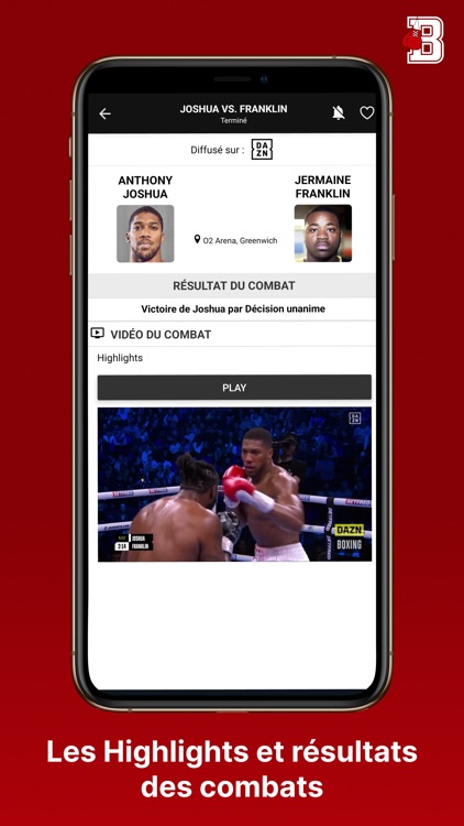 Actu Boxe News, Combats, Score screenshot-3