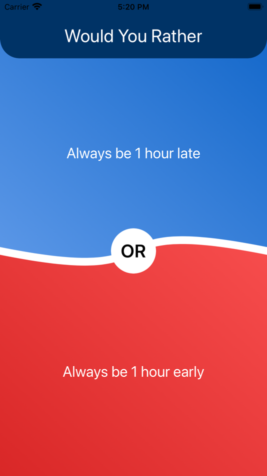 #1. Would You Rather: This or That (iOS) 由: Igor Shapkin
