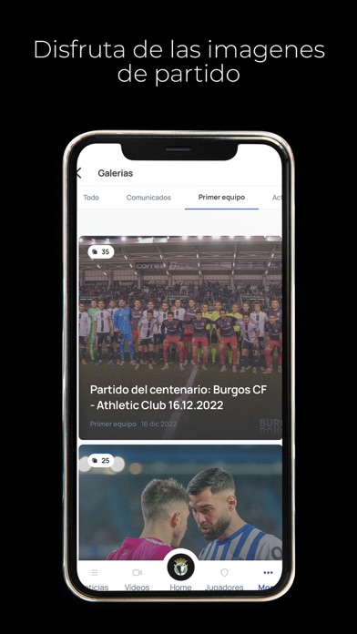Burgos CF - App Oficial Screenshot